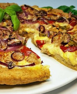 Pizza low-carb glutenfrei sojafrei superfood leinsamen pizzateig backmischung pizzamischung keto