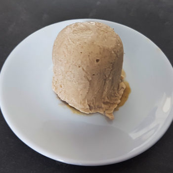 tartufo low carb zuckerfrei Eiscreme Haselnuss-Eis Karamell
