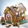 Silikomart HSH01 Home Sweet Home Lebkuchenhaus Silkonform Weihnachten 2er Set 180x115x160 mm