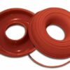 Silikomart SFT205 Silikonform Runde Kuchenform Bavarese 24 cm mit Sicherheitsring für Marmorkuchen, Frankfurter Kranz