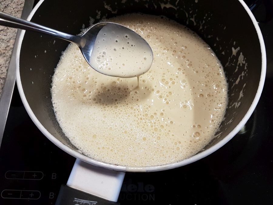 Vanille-Karamell-Sauce low-carb glutenfrei aus Zitrusfaser
