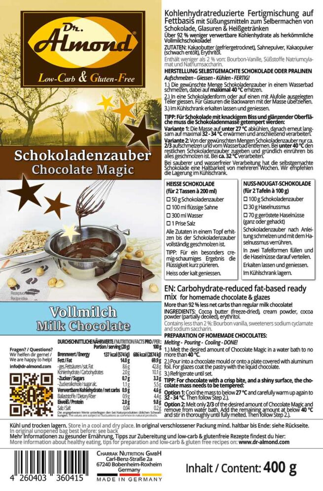 Schokoladenzauber-Vollmilch-lowcarb-Schokolade-zuckerfrei-maltitfrei-xylitfrei