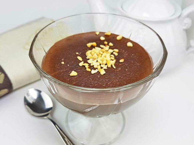 Pudding Schokolade low carb glutenfrei sojafrei keto - Puddingpulver ohne Stärke, zuckerfrei, laktosefrei, vegan
