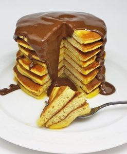 Pfannkuchen-Waffel-Teig-lowcarb-pancakes-glutenfrei-crepes-Schokolade