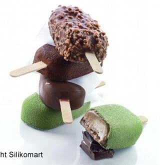 Silikomart SET GEL01 Classic Silikonform für Eis am Stiel 2er Set 1