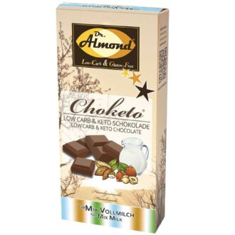 Choketo Schokolade Vollmilch lowcarb keto zuckerfrei