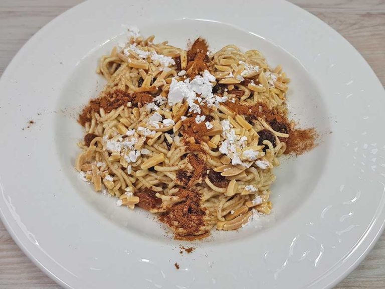 Rezept Marokkanische Süße Nudeln „Seffa Hlouwa Bezbib“ low carb ...