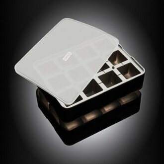 Lurch Flexiform ICE FORMER Würfel 4x4cm schwarz transparent für Eiswürfel, Pralinen und Desserts