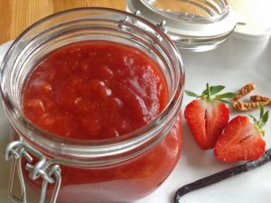 Rezept Erdbeer-Mango Aufstrich mit Chilli und Vanille