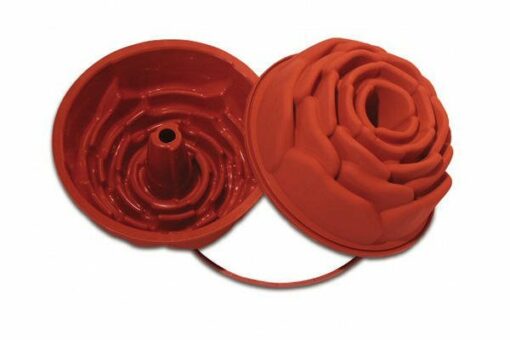 SFT251 - SILICONE MOULD ROSE ø220 H100 MM Terracotta