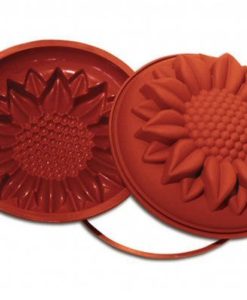SFT252 - SILICONE MOULD SUNFLOWER ø260 H 70 MM Terracotta