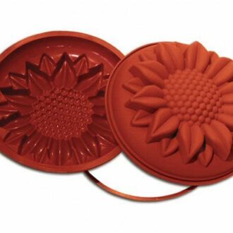 SFT252 - SILICONE MOULD SUNFLOWER ø260 H 70 MM Terracotta