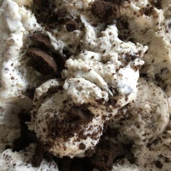 Rezept Cookies & Cream Eis lowcarb zuckerfrei keto