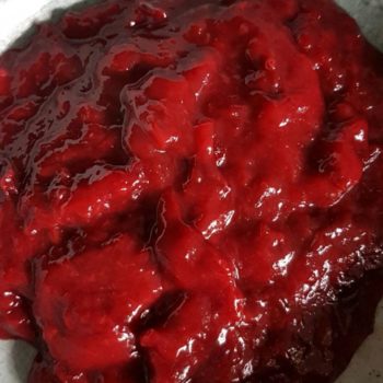 Rezept Quarkknödel aus dem Backrohr mit Zwetschgenpudding an Rotweinzwetschgen lowcarb glutenfrei