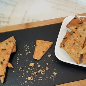 Rezept Cracker mit Kürbiskernen lowcarb glutenfrei keto kalorienarm