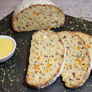 Rezept Kürbis Speck Feta Brot lowcarb keto glutenfrei kalorienarm