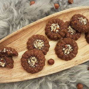 Rezept Haselnuss Nuketo Cookies lowcarb glutenfrei keto
