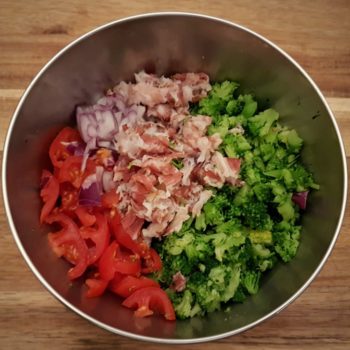 Rezept Broccoli-Speck-Raclette Waffeln lowcarb glutenfrei keto