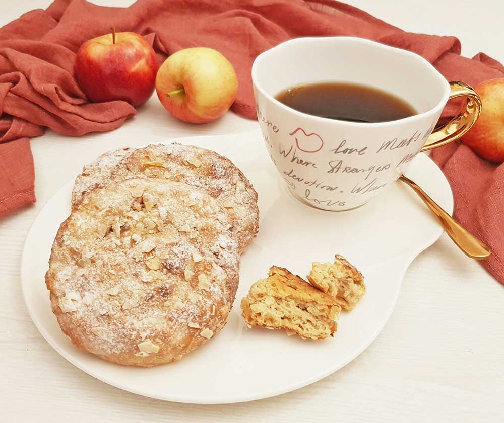 Rezept Apfel-Zimt Brandteigteilchen lowcarb glutenfrei kalorienarm