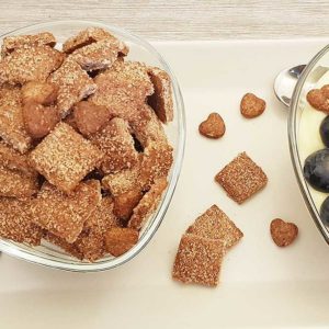 Rezept Zimt Knusperkissen lowcarb glutenfrei keto