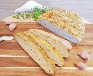Rezept Knoblauch Mozzarella Brot lowcarb glutenfrei keto