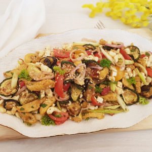 Rezept Spätzle Grillsalat lowcarb glutenfrei