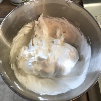 Rezept Apfel Birnen Pavlova lowcarb glutenfrei kalorienarm