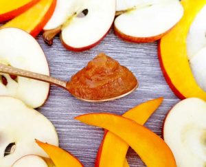 Rezept Apfel Kürbis Zimtcreme lowcarb glutenfrei