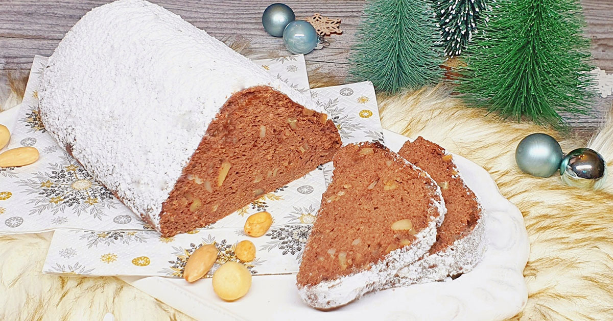 Rezept Nuketo Nuss-Mix Stollen lowcarb keto glutenfrei - Dr. Almond ...