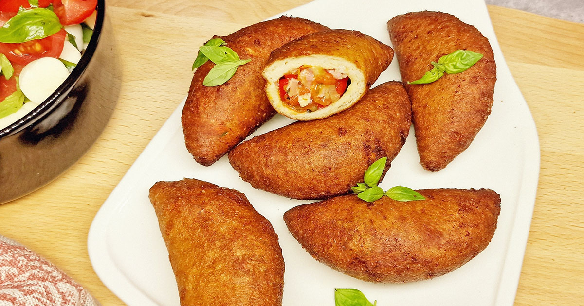 Rezept Panzerotti Frittierte Pizzateigtaschen Lowcarb Keto Glutenfrei