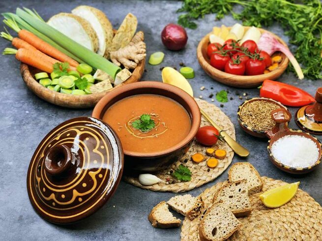 Suppentraum Marokkanische Harira Tütensuppe low-carb glutenfrei keto vegan