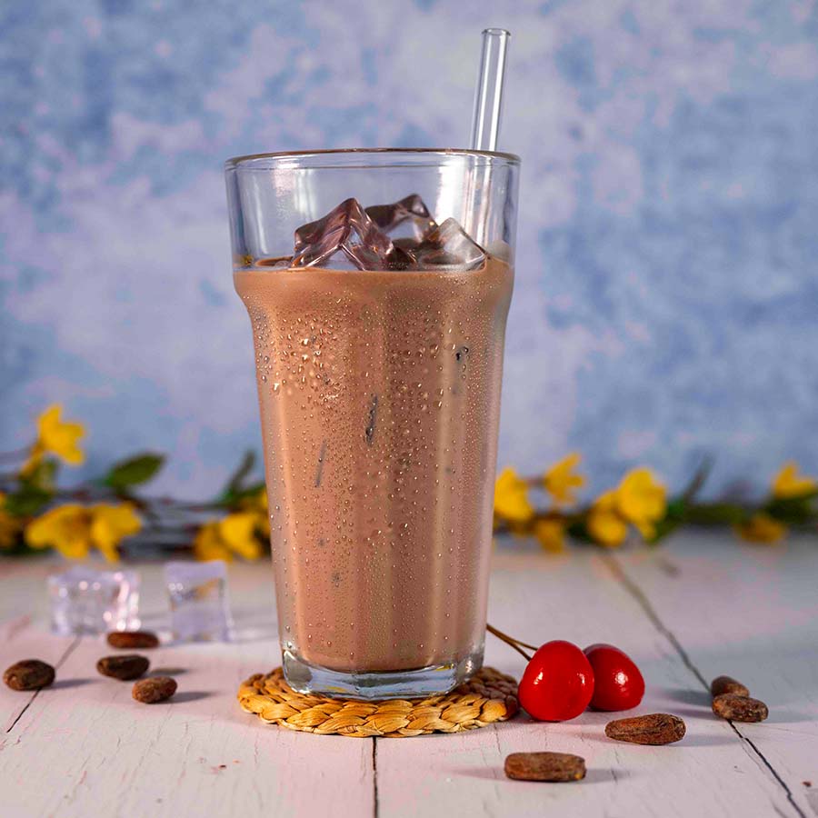 Eisschokolade Trinkkakao Kakaopulver low-carb keto glutenfrei sojafrei