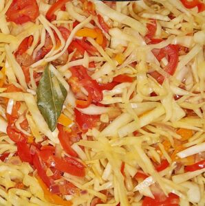 Rezept Tomaten Paprika Kraut low-carb keto glutenfrei