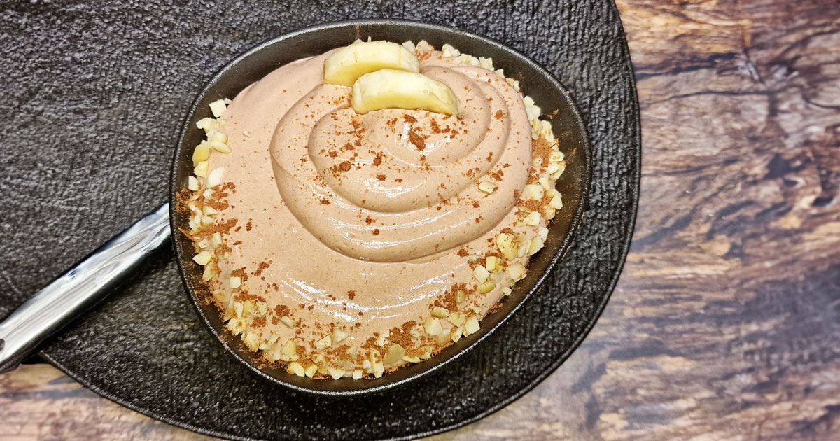 Rezept Schoko Toffee Bananencreme low-carb keto glutenfrei - Dr. Almond ...