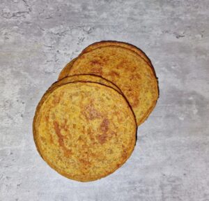 Rezept Spicy Kürbis Pancake mit Haselnuss Zimtcreme low-carb keto glutenfrei
