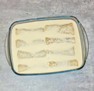 Rezept Topfenpalatschinken überbacken mit Vanillesauce low-carb keto glutenfrei