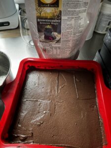 Rezept Brownies mit Erdbeeren und Schokolade low-carb keto glutenfrei