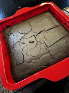 Rezept Brownies mit Erdbeeren und Schokolade low-carb keto glutenfrei