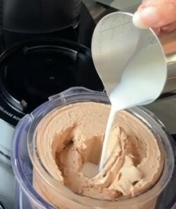 Rezept Kollagen-Chocochino Eiscreme mit der Ninja Creami low-carb keto ohne Zuckerzusatz