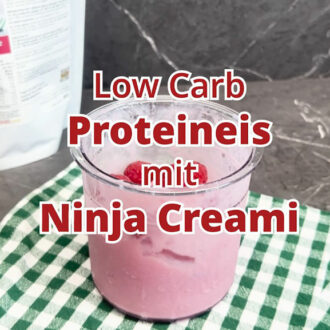 Rezept Protein-Eis mit Ninja Creami low-carb keto & ohne Zuckerzusatz