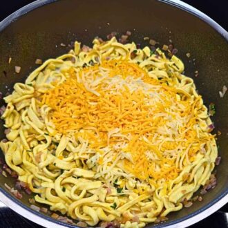 Rezept Glutenfreie low carb keto Käsespätzle