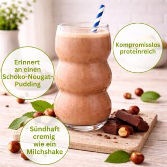 362-03-4K Gourmet Protein SCHOKO-NOUGAT MILCHSHAKE Mehrkomponenten Proteinshake _ Keto-Proteinpulver-77 %Protein-USP1