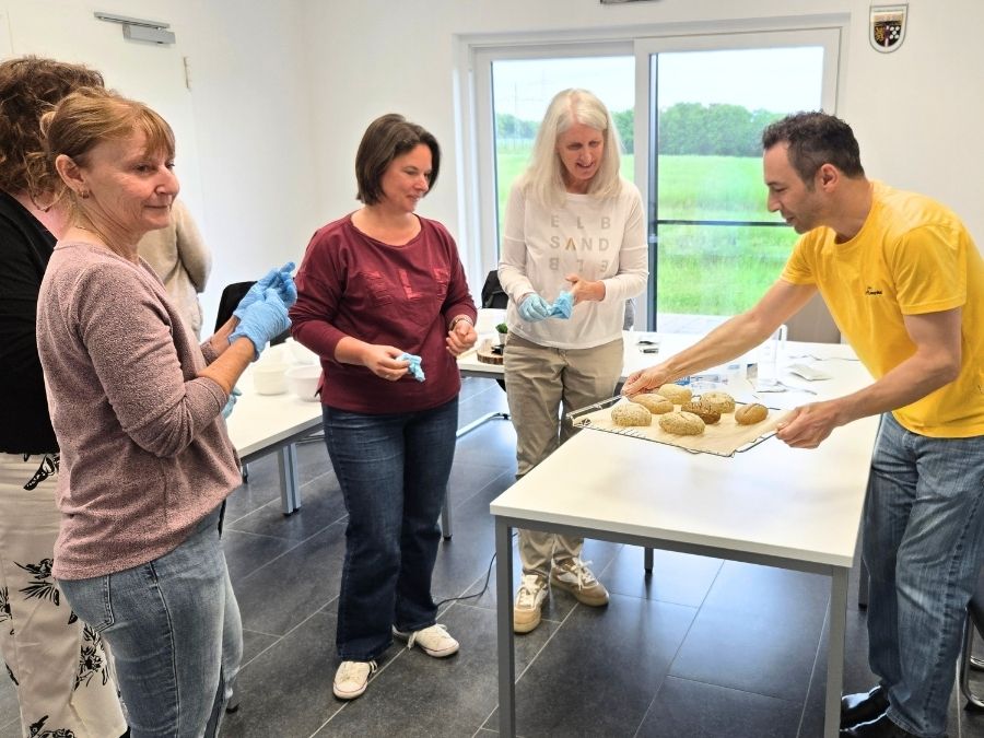 Brotlaibe fertig geformt