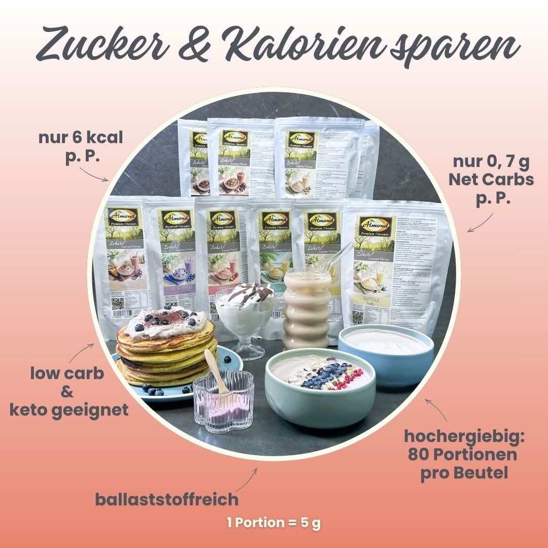 381-03-Zuketo-Gourmet-Flavour-ERDBEERE-Keyfacts-1-Zucker & Kalorien sparen