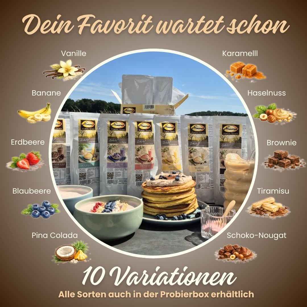 387-03-Zuketo-Gourmet-Flavour-BROWNIE-Keyfacts-5-Alle-Sorten