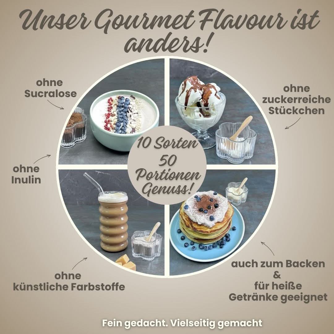 909-99-Probierbox-9-Zuketo-Gourmet-Flavour-Keyfacts-4-Unser-Gourmet-Flavour-ist-anders