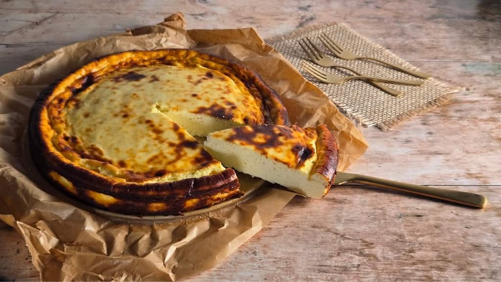 Rezept San Sebastián Cheesecake lowcarb keto glutenfrei