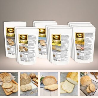 Vorrats-Set Mild & Hell Eiweissbrot Backmischung low carb keto glutenfrei